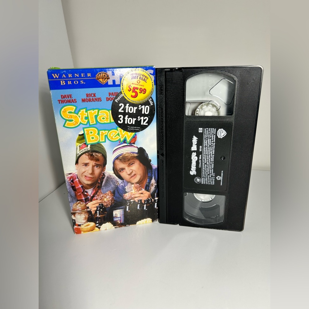 Warner Bros. Strange Brew Movie VHS Tape